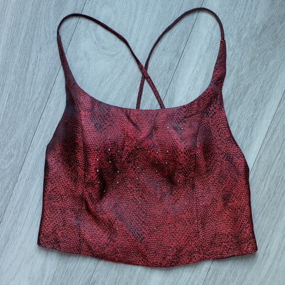 Y2K Jessica McClintock Millennium 2000 Brocade Blazer & Top Two Piece Set Size 6 - Picture 5 of 16